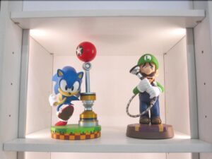 PBM-Figuren - Sonic und Luigi