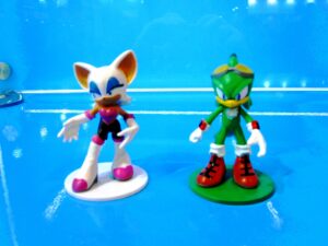 Sonic 3d-Figuren - Rouge & Jet