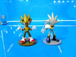 Sonic 3d-Figuren - Super Sonic & Silver